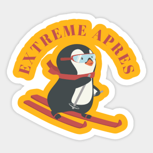 Extreme Apres Ski Sticker